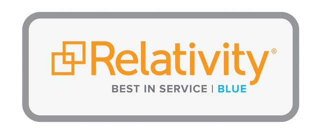 kCura Relativity Best in Service Blue MCS press release
